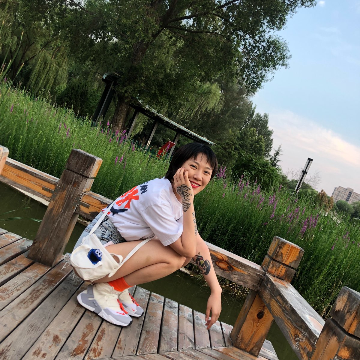 逛公园，开心💕