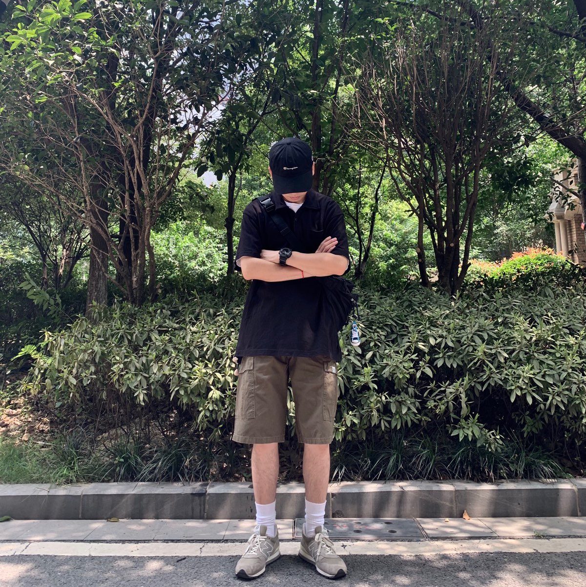 
🧢：champion
👕：Uniqlo