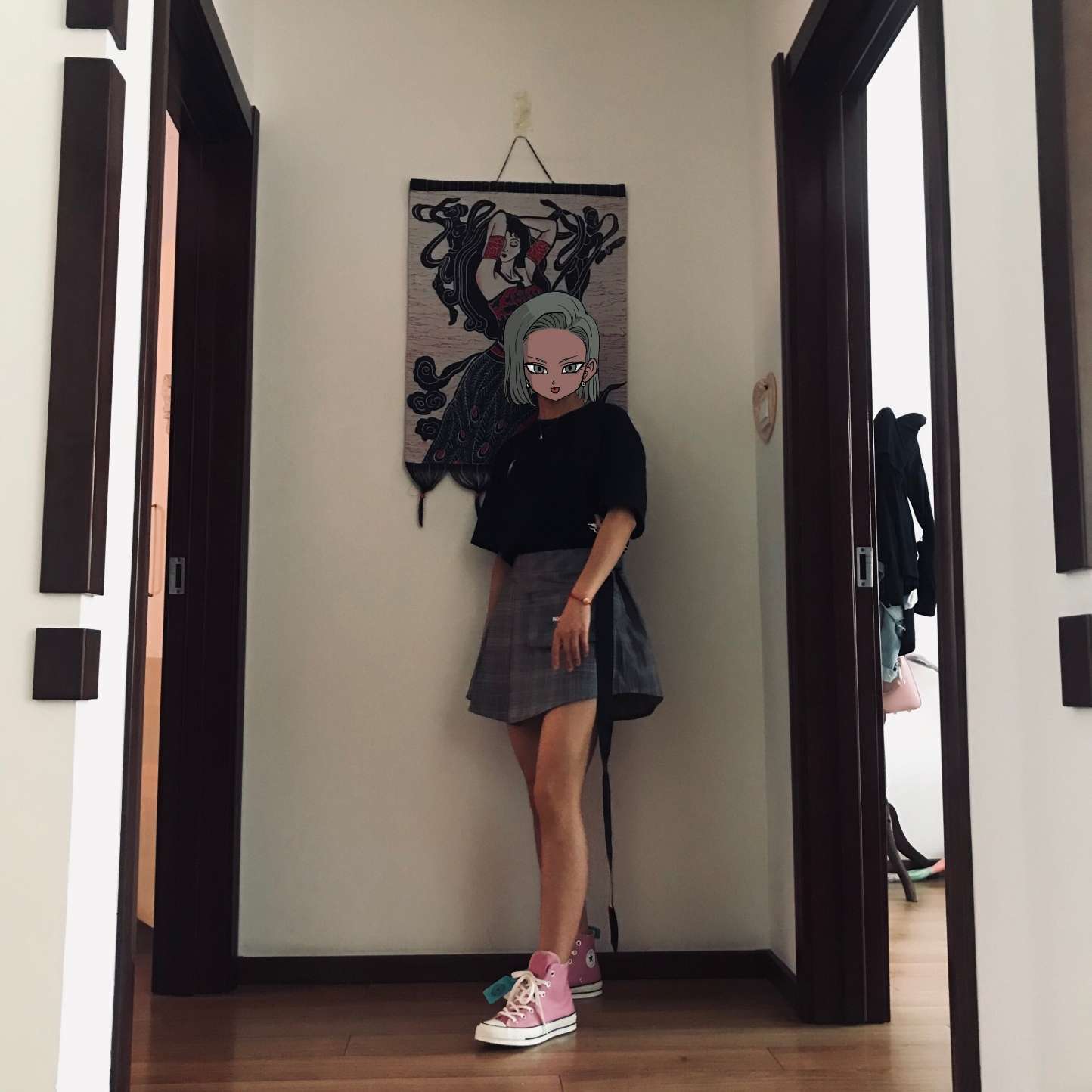 今天是粉色情侣搭😘