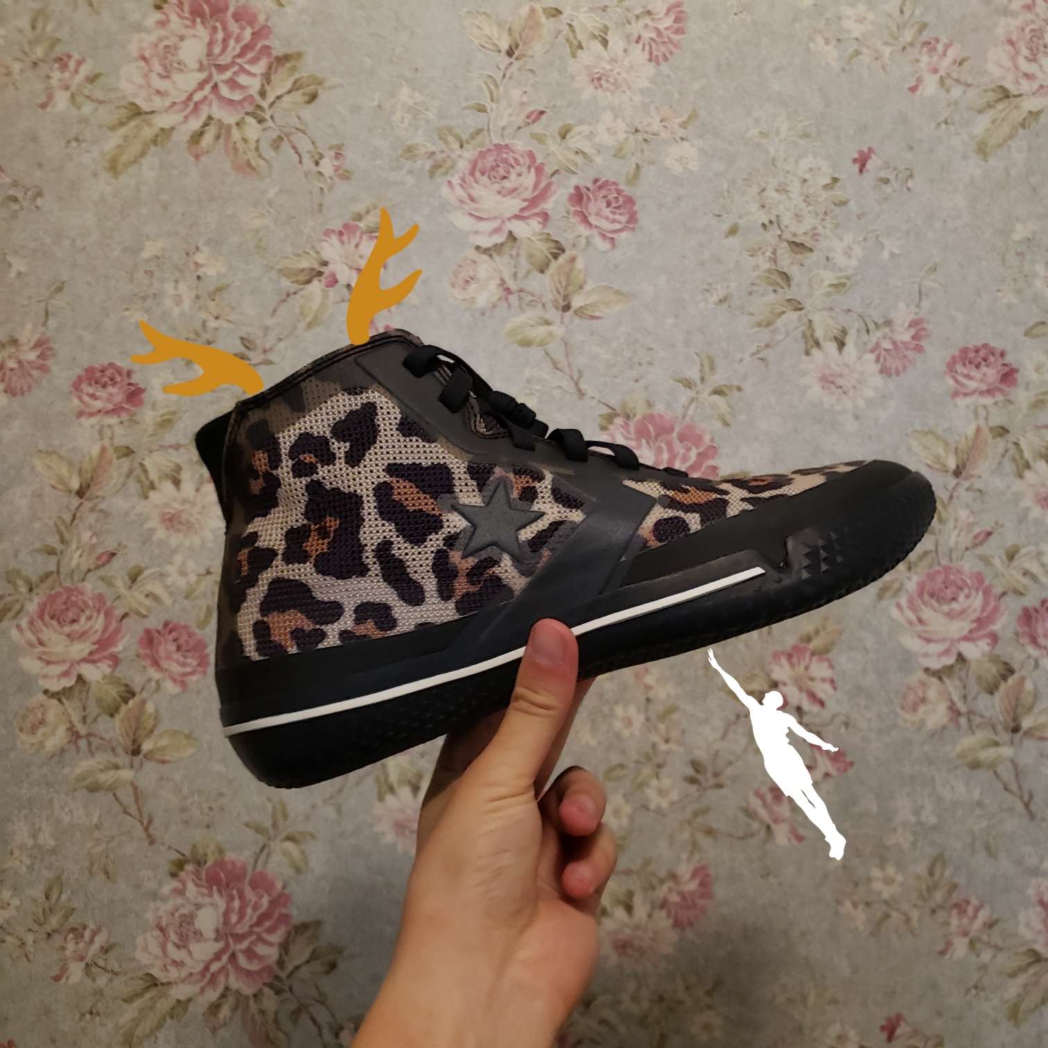 当converse 遇上豹纹