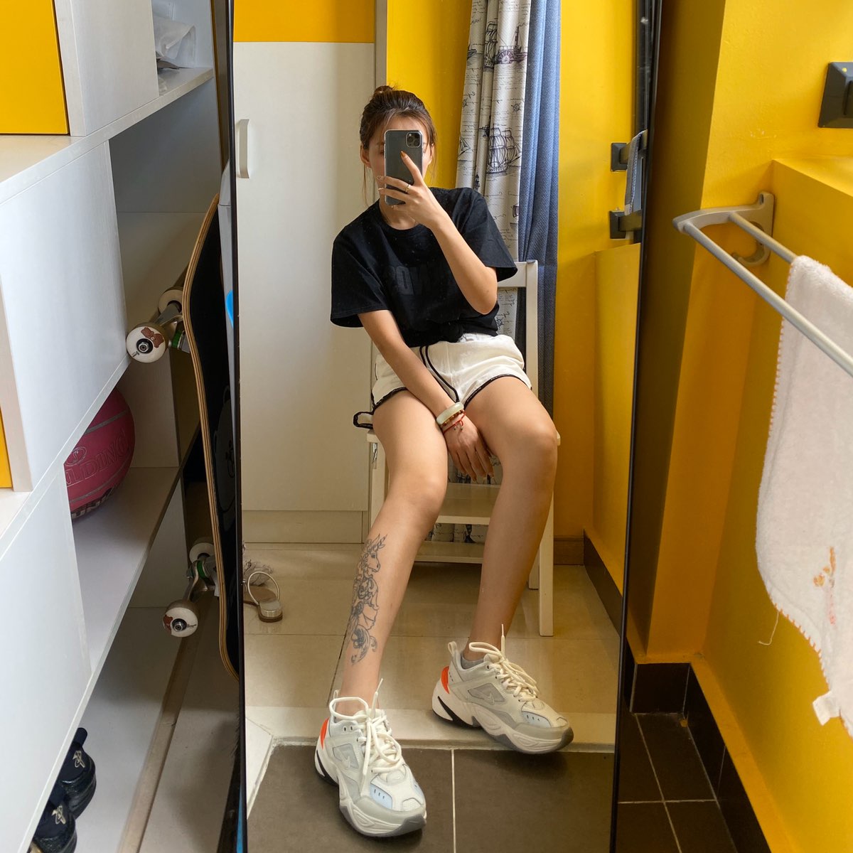 非常之增高显腿细，
也非常之大😅😅