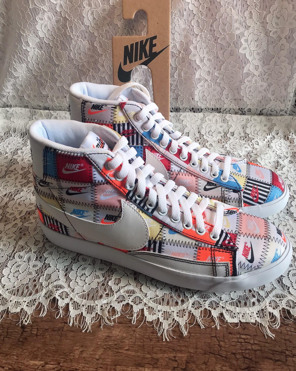 #Nike blazer logo补丁开