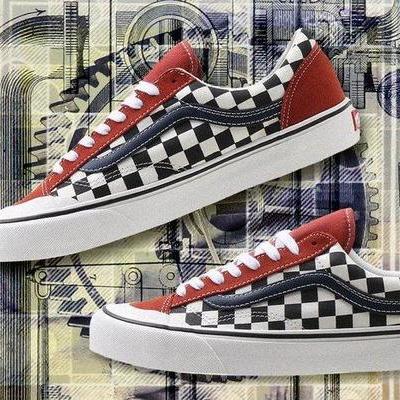 Vans推出夏季新款棉花糖白/砖红色Style 36 SF