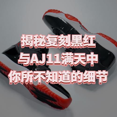 带你揭秘AJ11黑红和AJ11满天星不为人知的细节