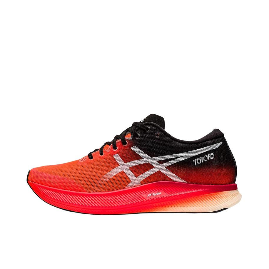 推荐商品：Asics/亚瑟士 Metaspeed Edge 跑鞋 碳板防滑耐磨缓震回弹舒适网布织物马拉松 红色/黑色