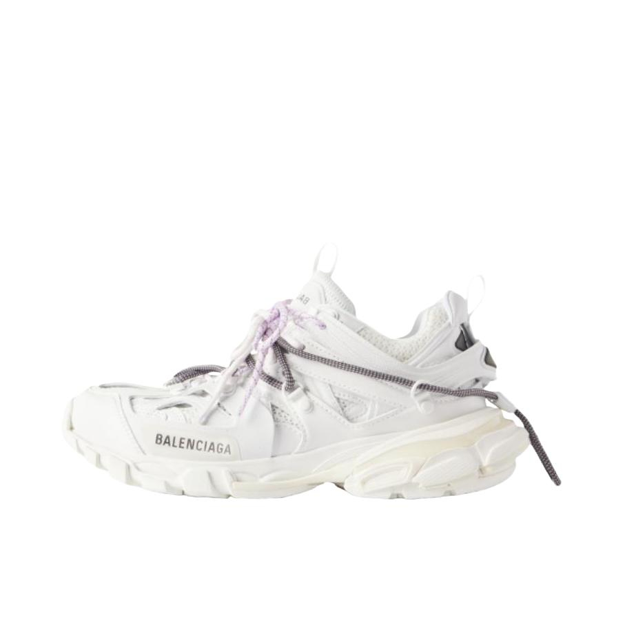 推荐商品：Balenciaga/巴黎世家 Track Trail Laces 运动鞋 老爹鞋 圆头系带低帮厚底 女款/白色
