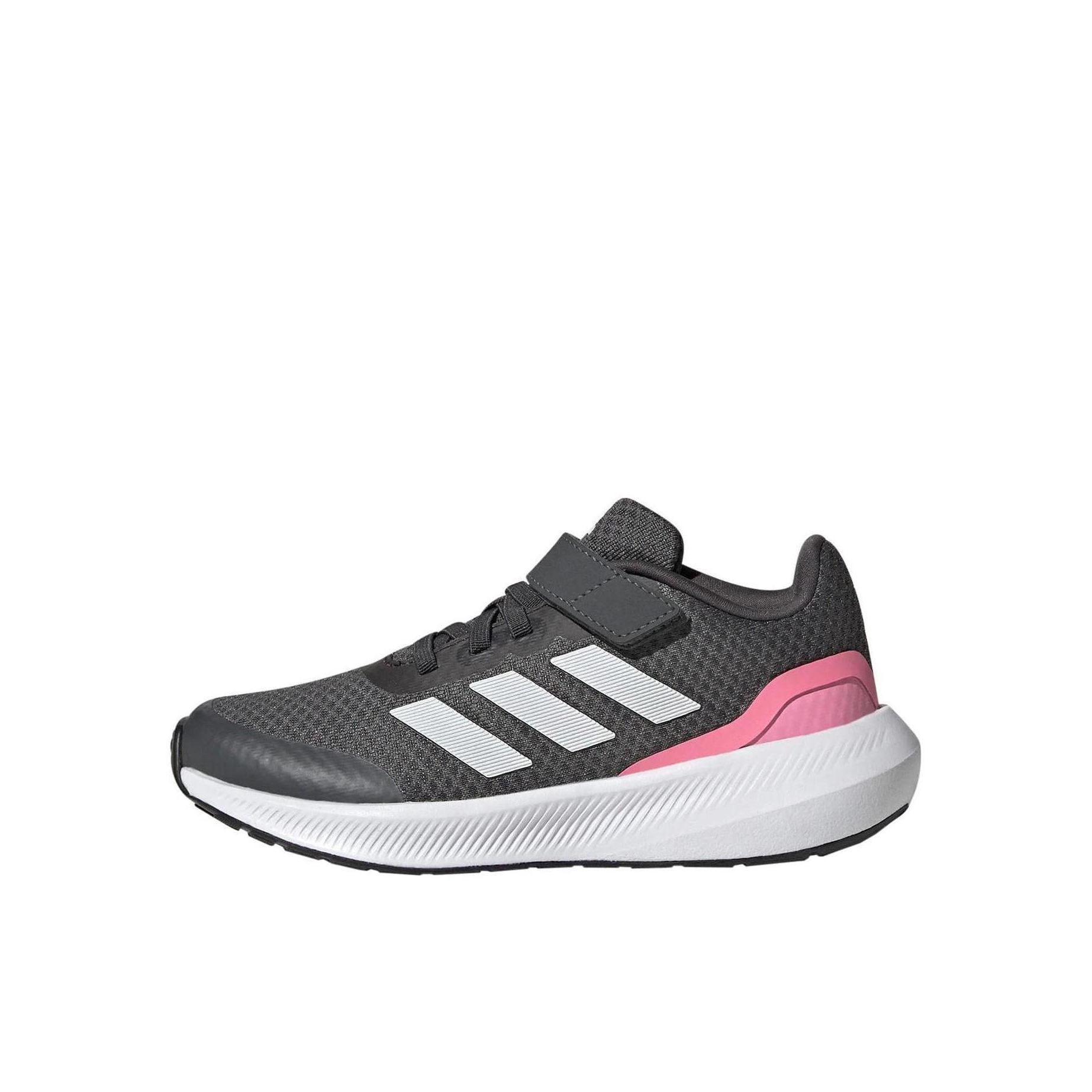 推荐商品：adidas Runfalcon 3 防滑耐磨 轻便透气 舒适减震 童鞋 小童/黑色/粉色