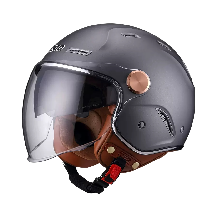 推荐商品：BEON B122 通勤 四季通用 半盔 摩托车电动车头盔