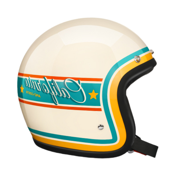 推荐商品：AMZ 818加州 3C认证 新国标 3/4盔 玻璃钢 复古 舒适 电动车头盔