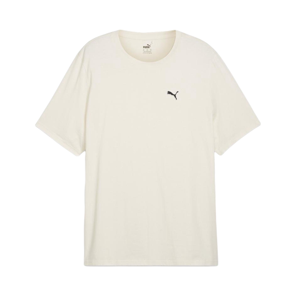 Puma/彪马 BETTER ESSENTIALS Tee 针织刺绣棉质直筒套头圆领短袖T恤 675977 白