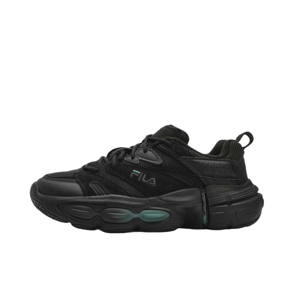 推荐商品：FILA/斐乐 ET 防滑耐磨 舒适透气 减震 增高 织物 合成革 厚底 休闲运动鞋 F12M312120F 加绒/黑色