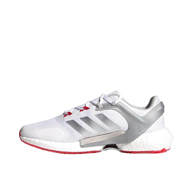 推荐商品：adidas Alphatorsion Boost RTR 跑鞋 防滑耐磨轻便减震休闲百搭 白色/灰色/红色