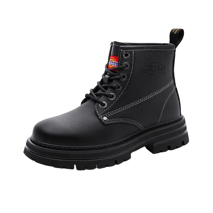 推荐商品：Dickies  舒适百搭 防滑防水 英伦 工装靴 马丁靴  194W50LXS29M-BK 女款/加绒/黑色