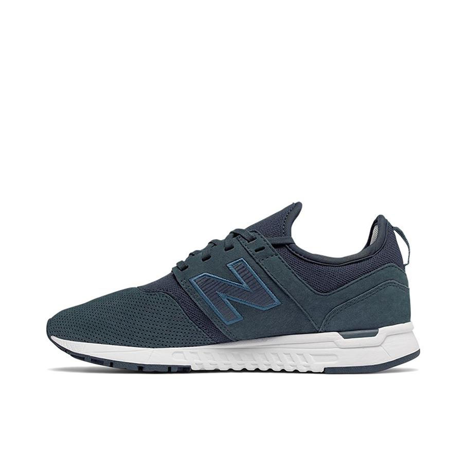 推荐商品：New Balance 247 跑鞋 减震回弹舒适轻便网面透气防滑耐磨织物合成革复古百搭休闲运动简洁 女款/藏蓝