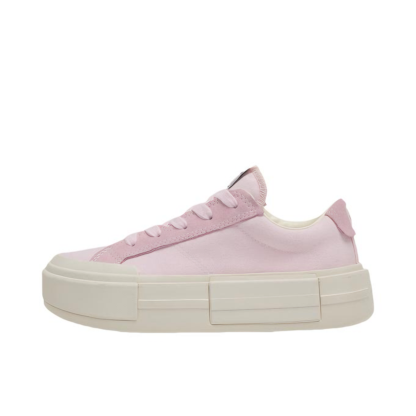推荐商品：Converse/匡威 All Star Cruise 帆布鞋 增高舒适简约防滑耐磨低帮圆头支撑 浅粉色