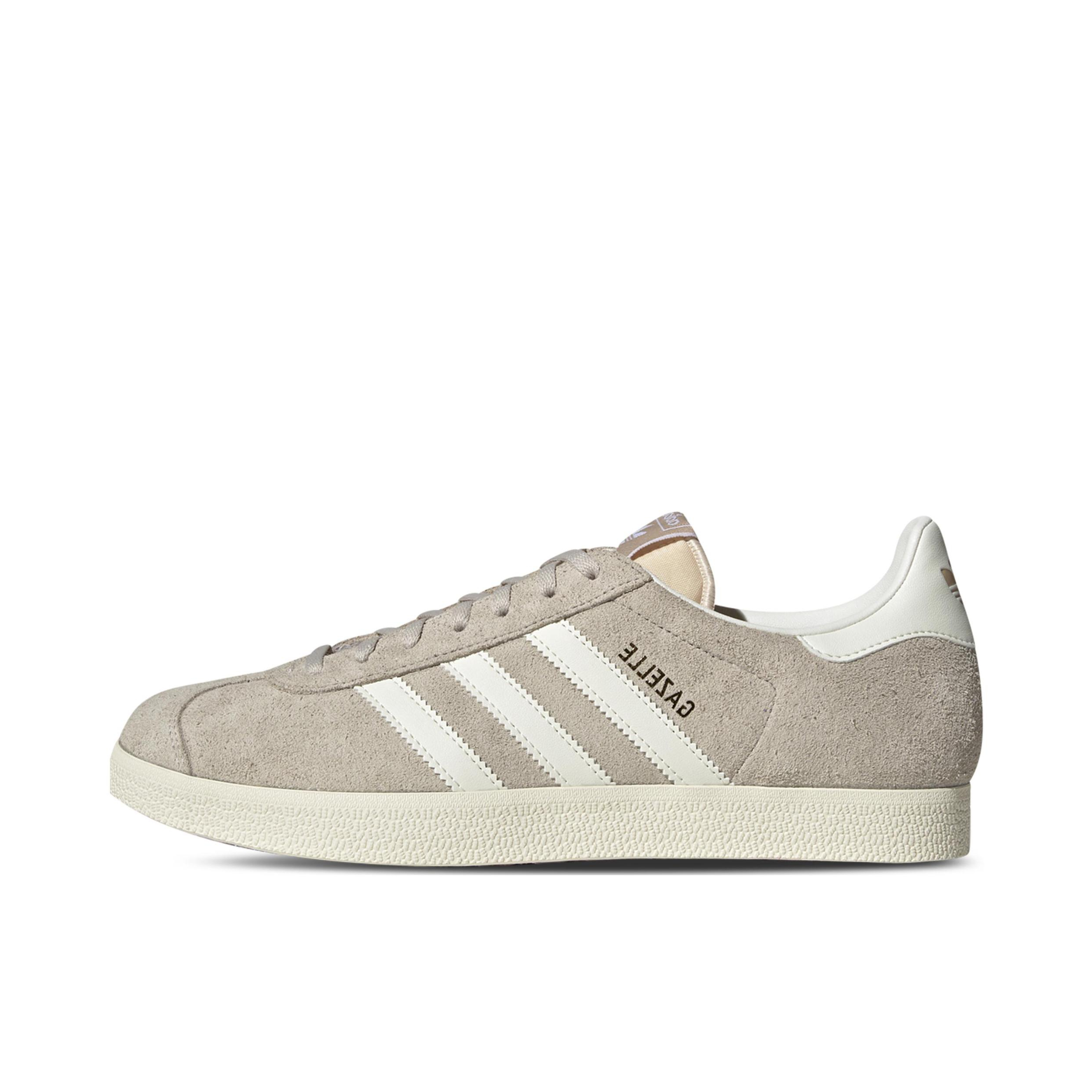 推荐商品：adidas Originals Gazelle T头鞋 德训鞋 板鞋 轻便复古薄底舒适百搭减震耐磨贴合圆头 米色/白色