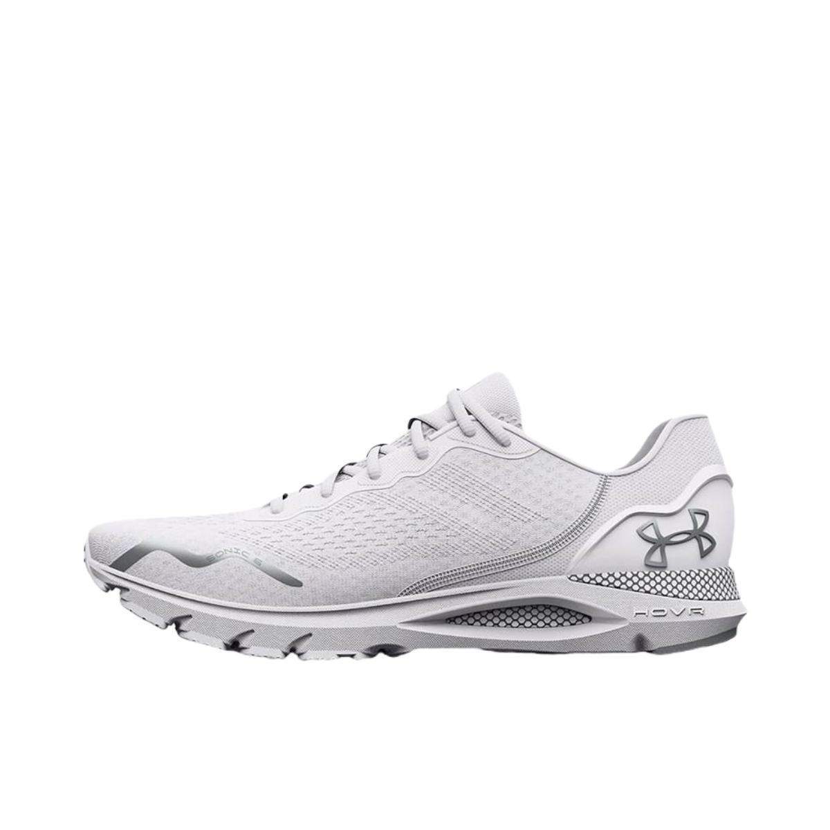 推荐商品：Under Armour/安德玛 HOVR Sonic 6 减震防滑耐磨 运动训练 网面透气 跑鞋 白色