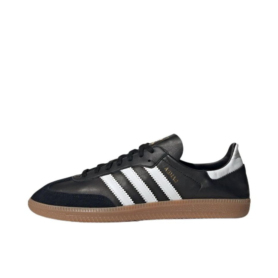 推荐商品：adidas Originals Samba ADV T头鞋 德训鞋 运动休闲鞋 潮流复古轻便防滑耐磨减震绒面柔和革贴合 黑色/白色/棕色