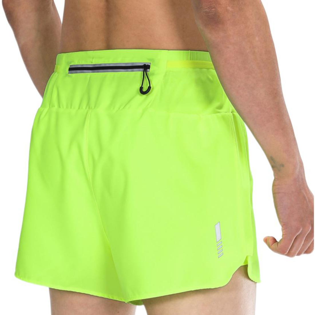 推荐商品：soruichore/斯锐科 防走光速干透气假两件运动短裤 D2515 荧光绿