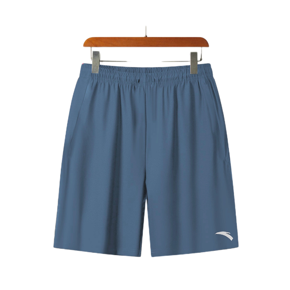 Anta 透气速干冰丝外穿训练直筒梭织斜插口袋五分运动短裤 952127311