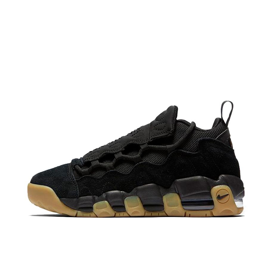 推荐商品：Nike Air More Money 运动休闲鞋 复古轻便透气防滑减震大气垫支撑实战 Black Gum 黑生胶