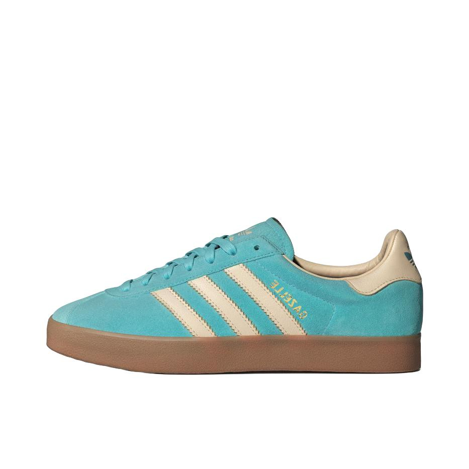 推荐商品：adidas Originals Gazelle T头鞋 德训鞋 板鞋 轻便复古薄底舒适百搭减震耐磨贴合圆头 蓝色/复古白