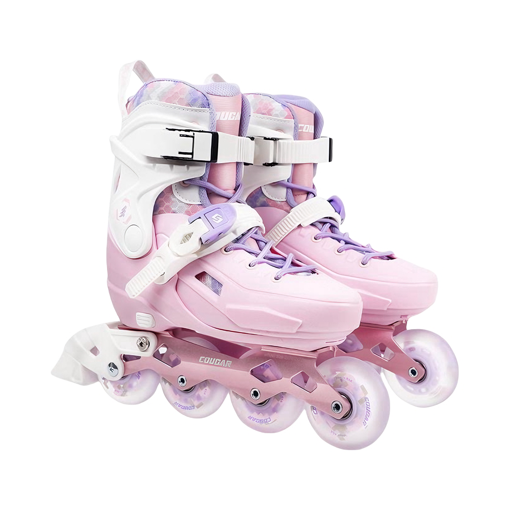 推荐商品：美洲狮 训练 溜冰 平花 减震 耐磨 直排轮 MZS319