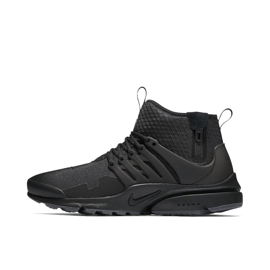 推荐商品：Nike Air Presto Ultra Flyknit 跑鞋 拉链缓震回弹舒适透气防滑耐磨机能生活织物合成革休闲运动轻便 Triple Black 全黑拉链