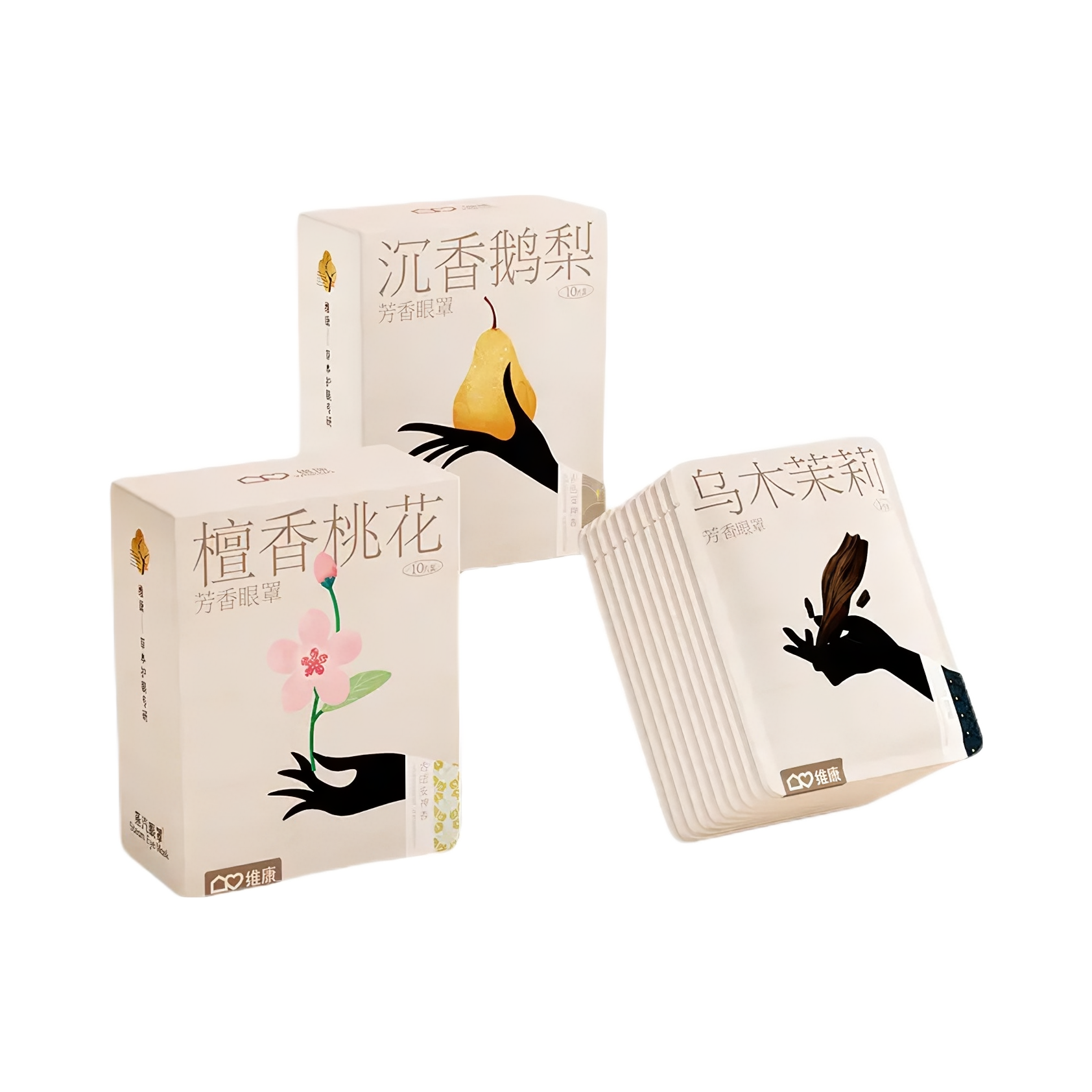 推荐商品：wecan/维康 缓解眼疲劳热敷蒸汽眼罩组合装