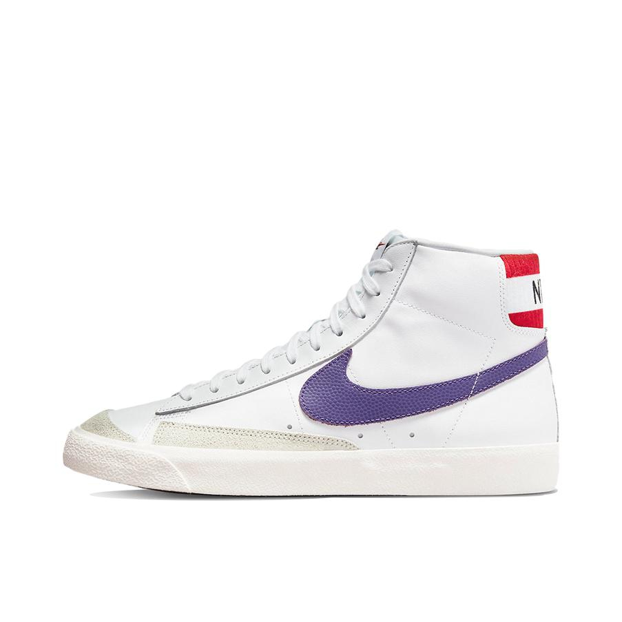 推荐商品：Nike Blazer 板鞋 经典复古防滑舒适百搭 白色/紫色/红色/鸳鸯
