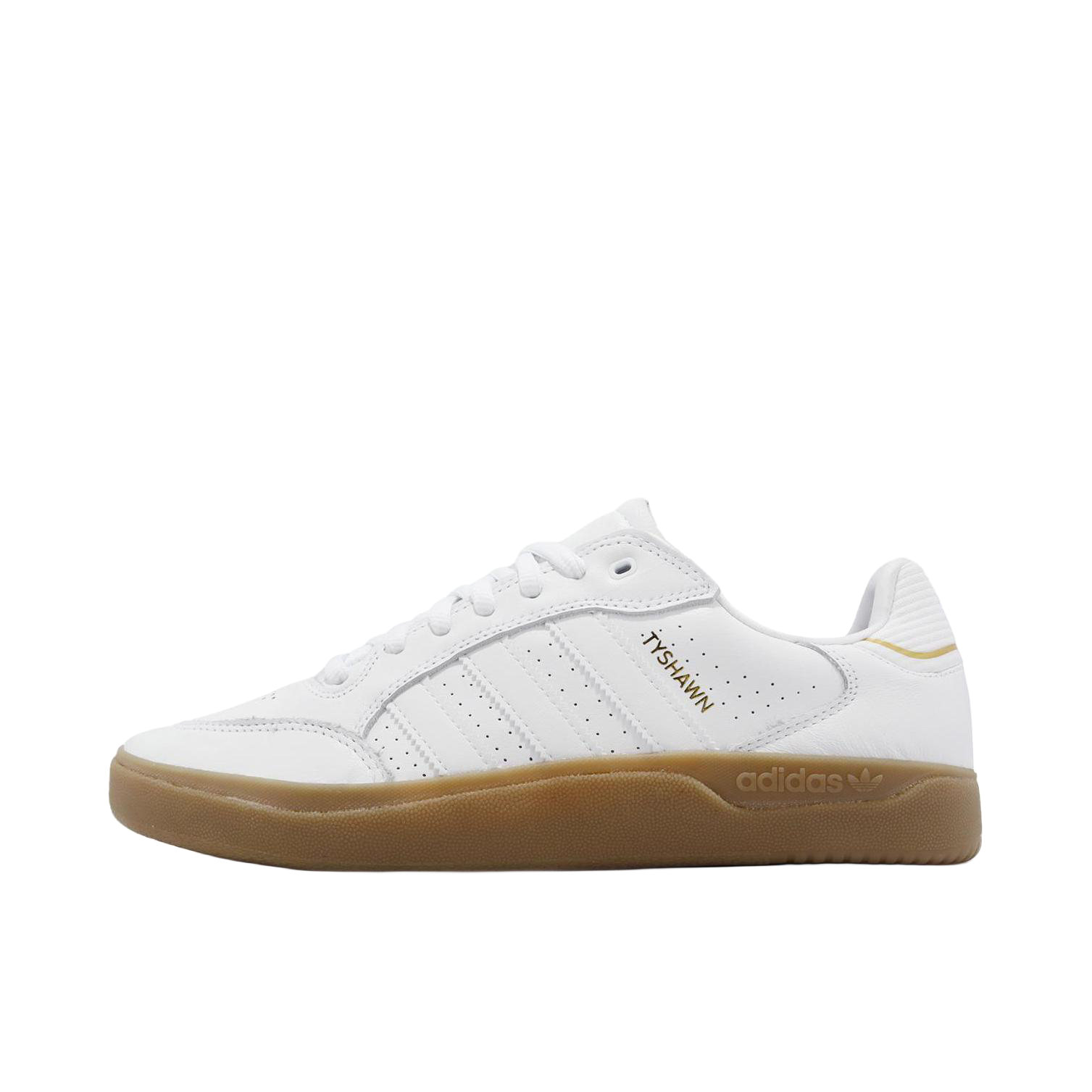 推荐商品：adidas originals Tyshawn 运动休闲鞋 舒适轻便防滑耐磨复古百搭时尚潮流 白色