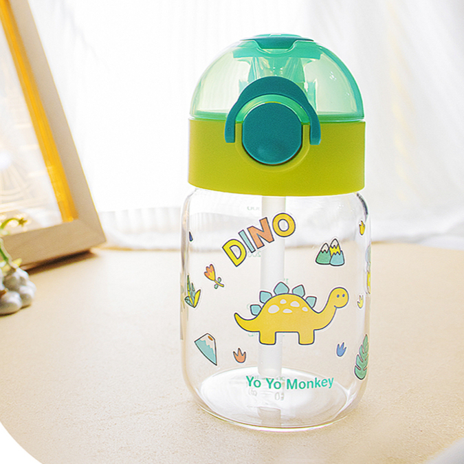 推荐商品：优优马骝 儿童玻璃吸管杯水杯耐高温高颜值