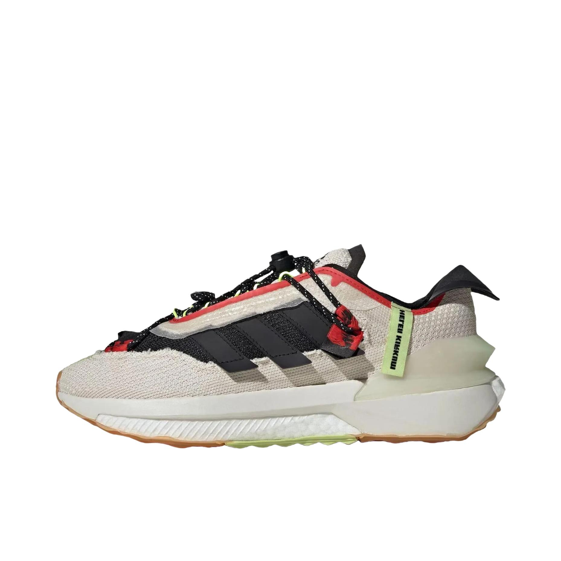 推荐商品：adidas Avryn 跑鞋 缓震耐磨轻便透气防滑回弹 HELEN KIRKUM联名/米色/黑色