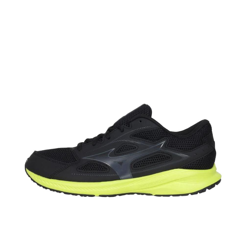 推荐商品：Mizuno/美津浓 MAXIMIZER 26 百搭简约 防滑耐磨 舒适轻便 跑鞋 黑色/绿色