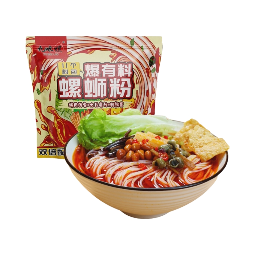 推荐商品：九味螺 爆有料螺蛳粉 袋装 爆辣