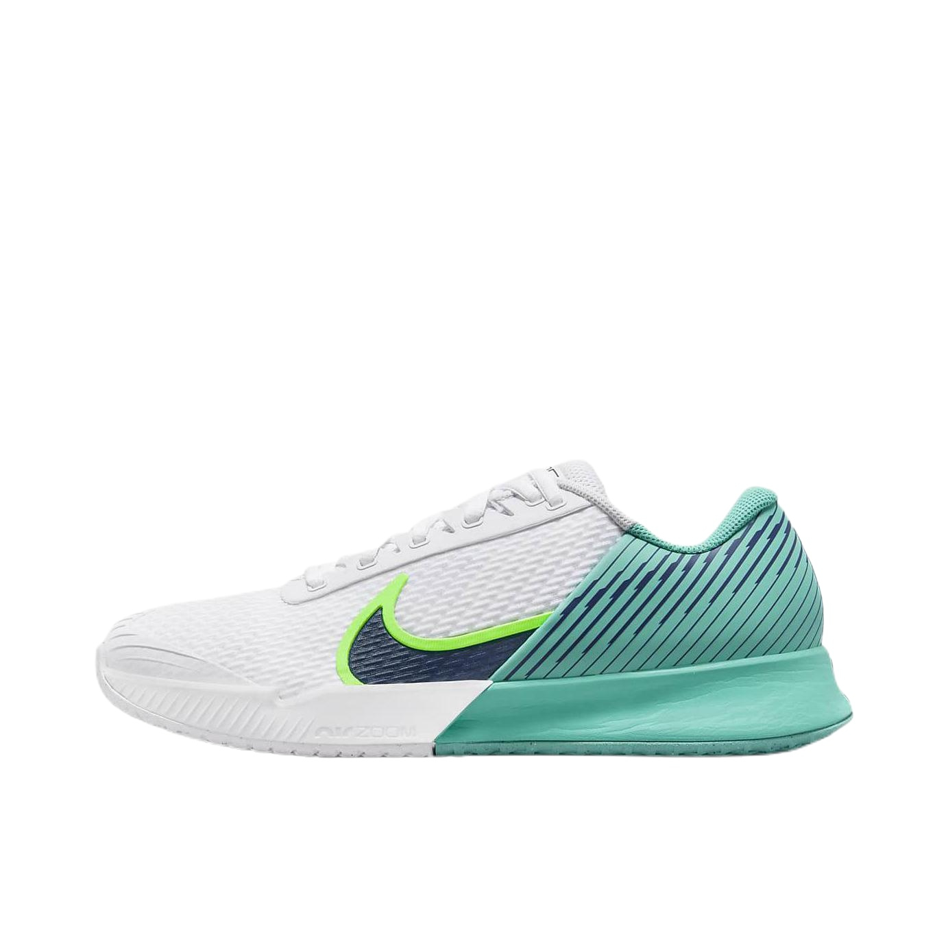 推荐商品：Nike Air Zoom Vapor Pro 2 防滑耐磨 硬地球场 透气 网球鞋 绿色/白色