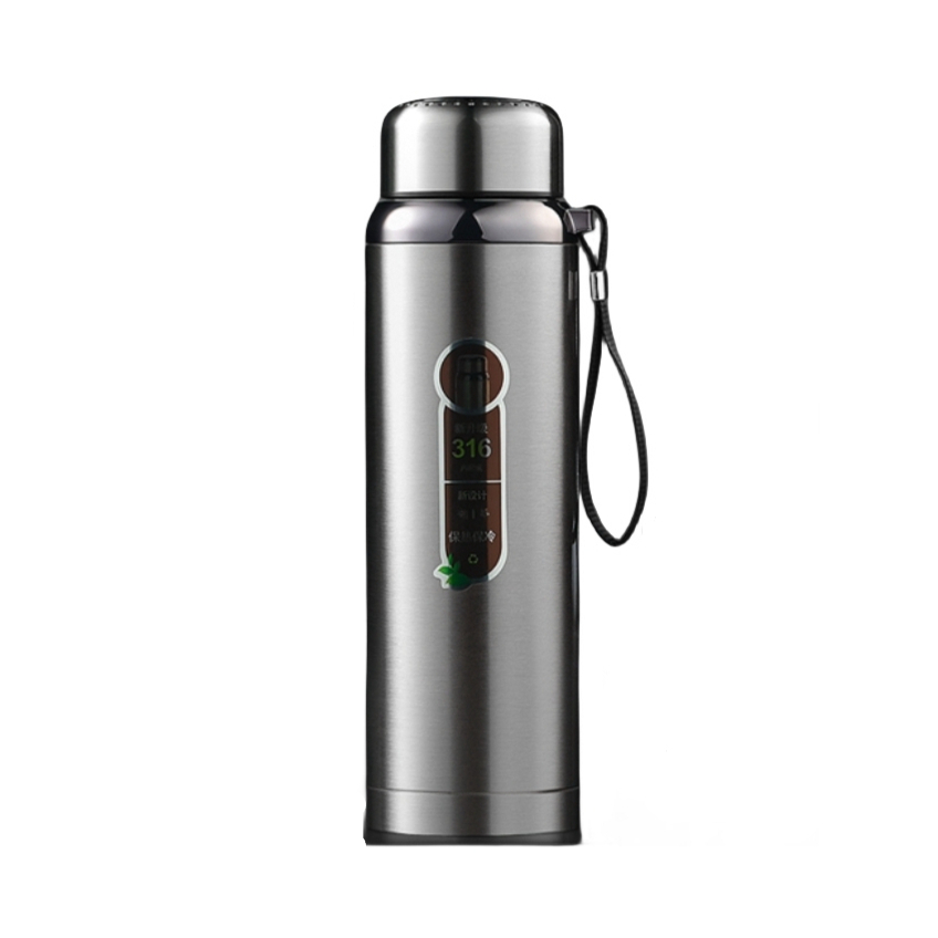 推荐商品：HD/浩迪 1000ml 直饮式 316不锈钢 大容量保温杯 8080