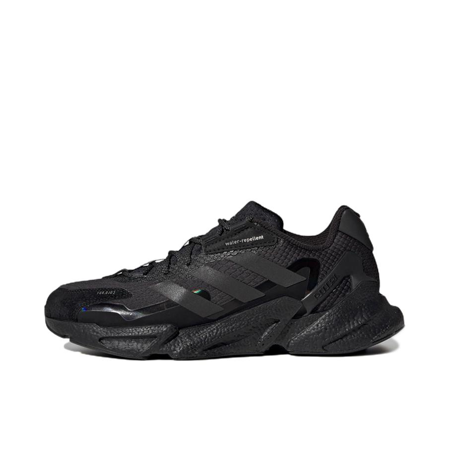 推荐商品：adidas X9000L4 跑鞋 缓震防滑耐磨透气网面合成革织物轻运动短跑圆头回弹 全黑