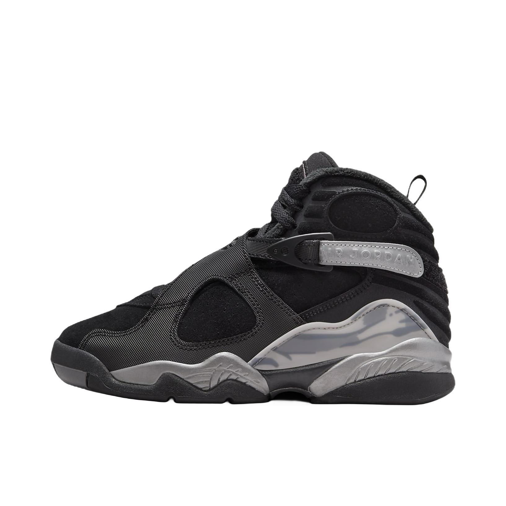 推荐商品：Air Jordan 8 运动休闲鞋 减震轻便防滑耐磨舒适百搭复古包裹性合成革支撑 女款/黑色