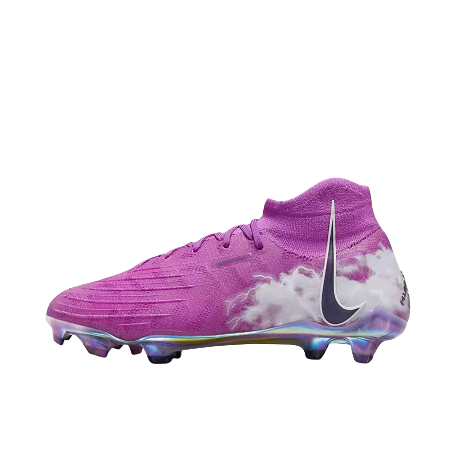 推荐商品：Nike Phantom Luna Elite FG 超顶级 胶质长钉 天然草地人造草地 防滑耐磨 舒适减震 透气 圆头织物 足球鞋 梦幻紫红