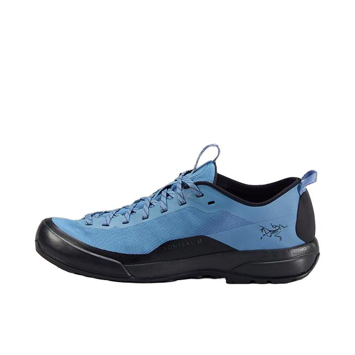 推荐商品：Arc'teryx/始祖鸟 Konseal Lt 减震防滑 耐磨平稳 舒适圆头 合成革 户外鞋 徒步鞋 琢石蓝色/灰色/黑色