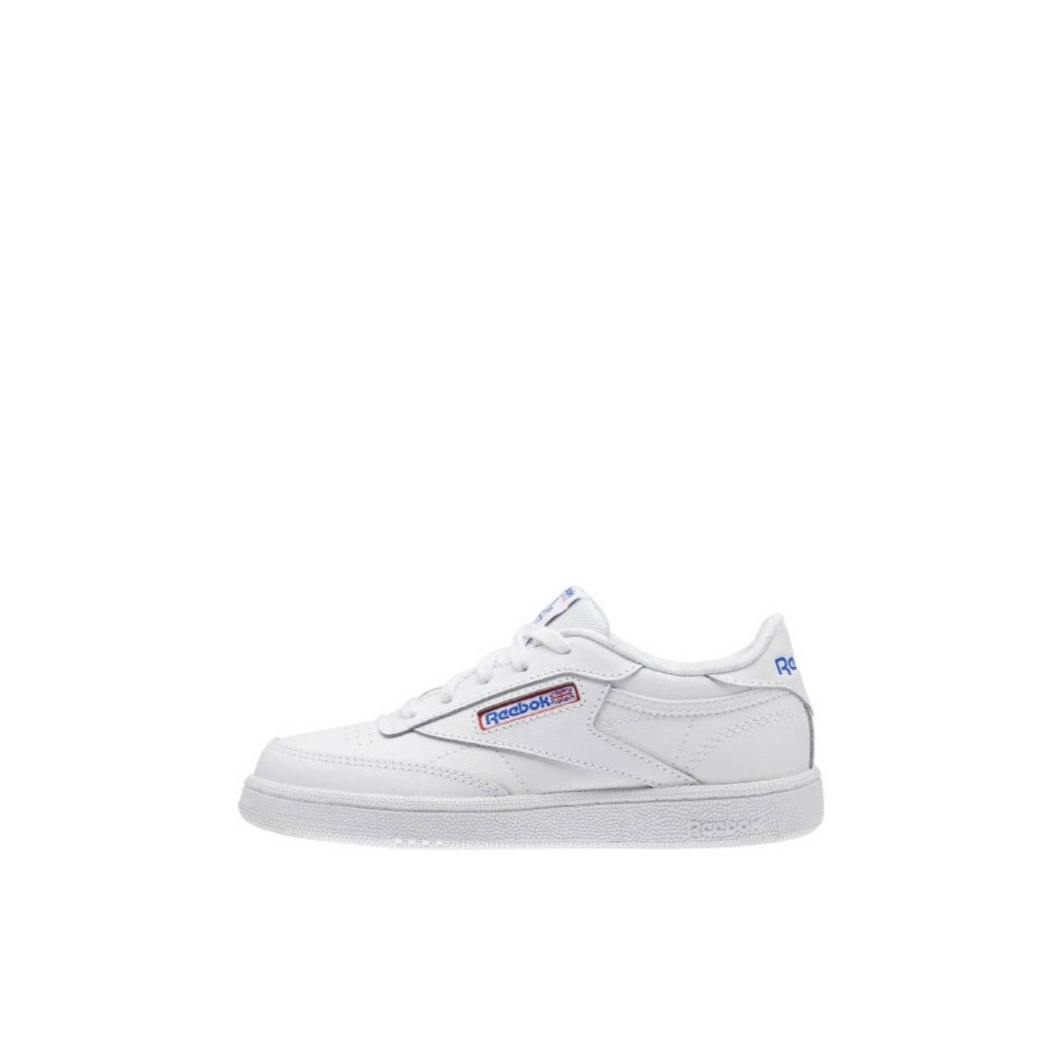 推荐商品：Reebok/锐步 Club C 耐磨 童鞋 婴童/白色/蓝色