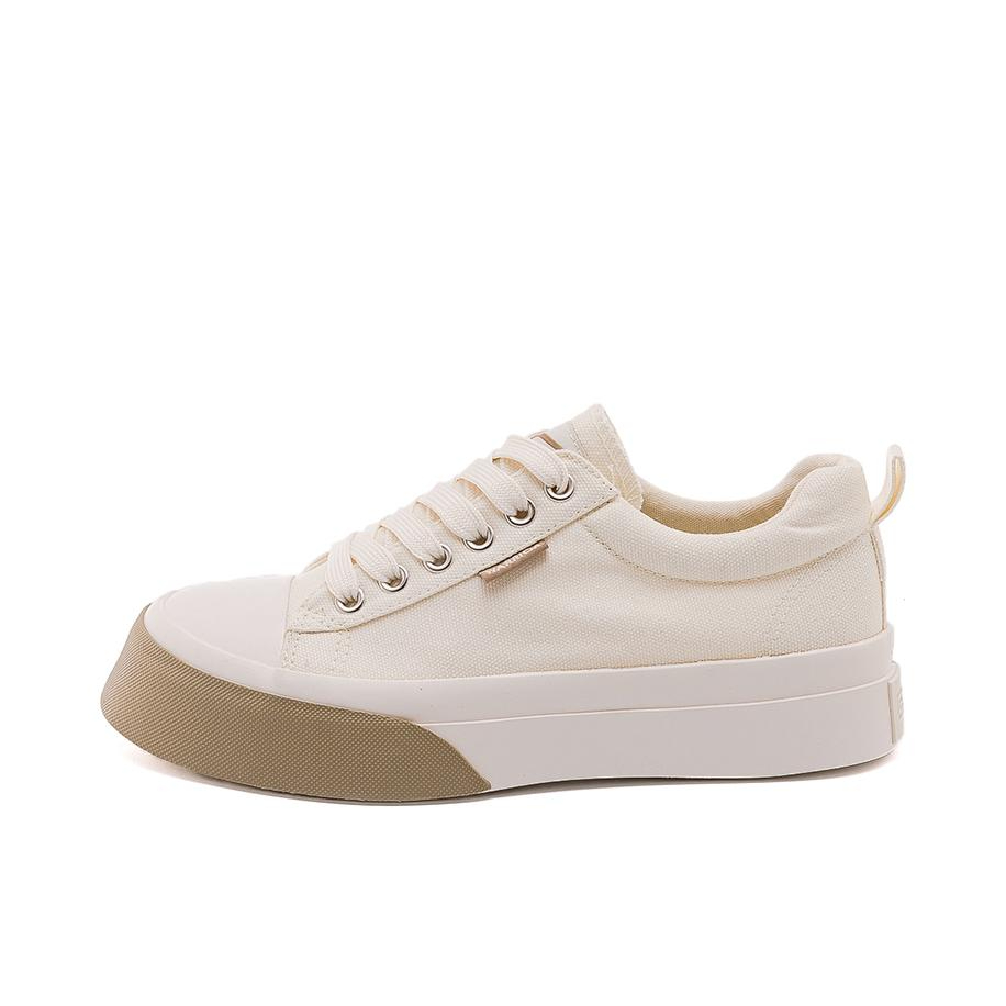 推荐商品：回力 小众 轻便透气 防滑耐磨 厚底 帆布鞋 C336MJ-7-7 米棕