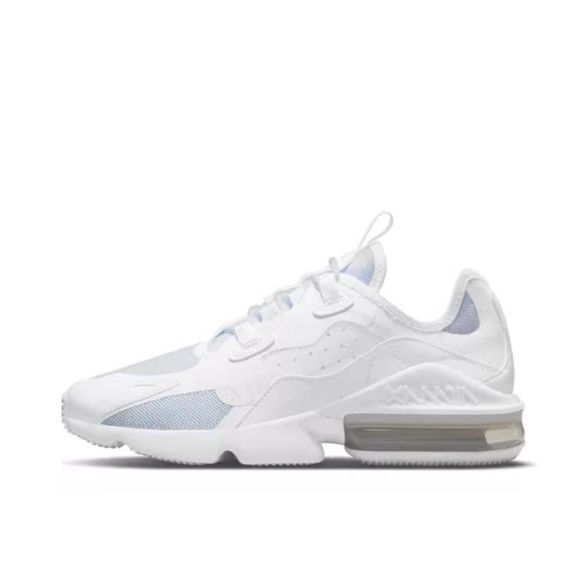 推荐商品：Nike Air Max Infinity 2 跑鞋 耐磨防滑舒适缓震网布透气轻便低帮复古织物休闲百搭 女款/白色/蓝色