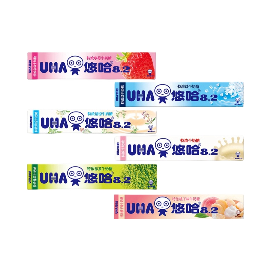 推荐商品：UHA/悠哈 特浓牛奶糖 40g/条 多口味组合 结婚清凉解馋条装