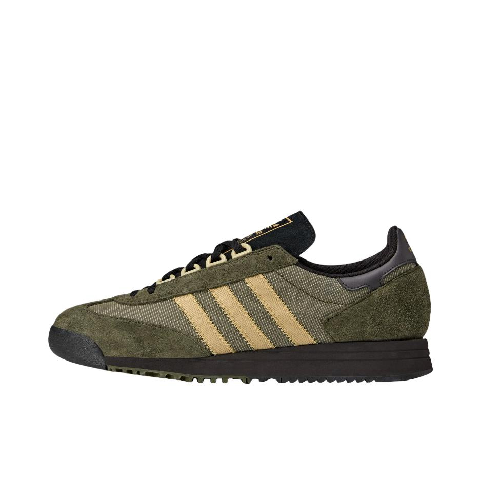 推荐商品：adidas Originals SL83 SPZL 防滑耐磨 运动休闲鞋 C.P. Company联名/绿色/沙棕色/夜空货物绿