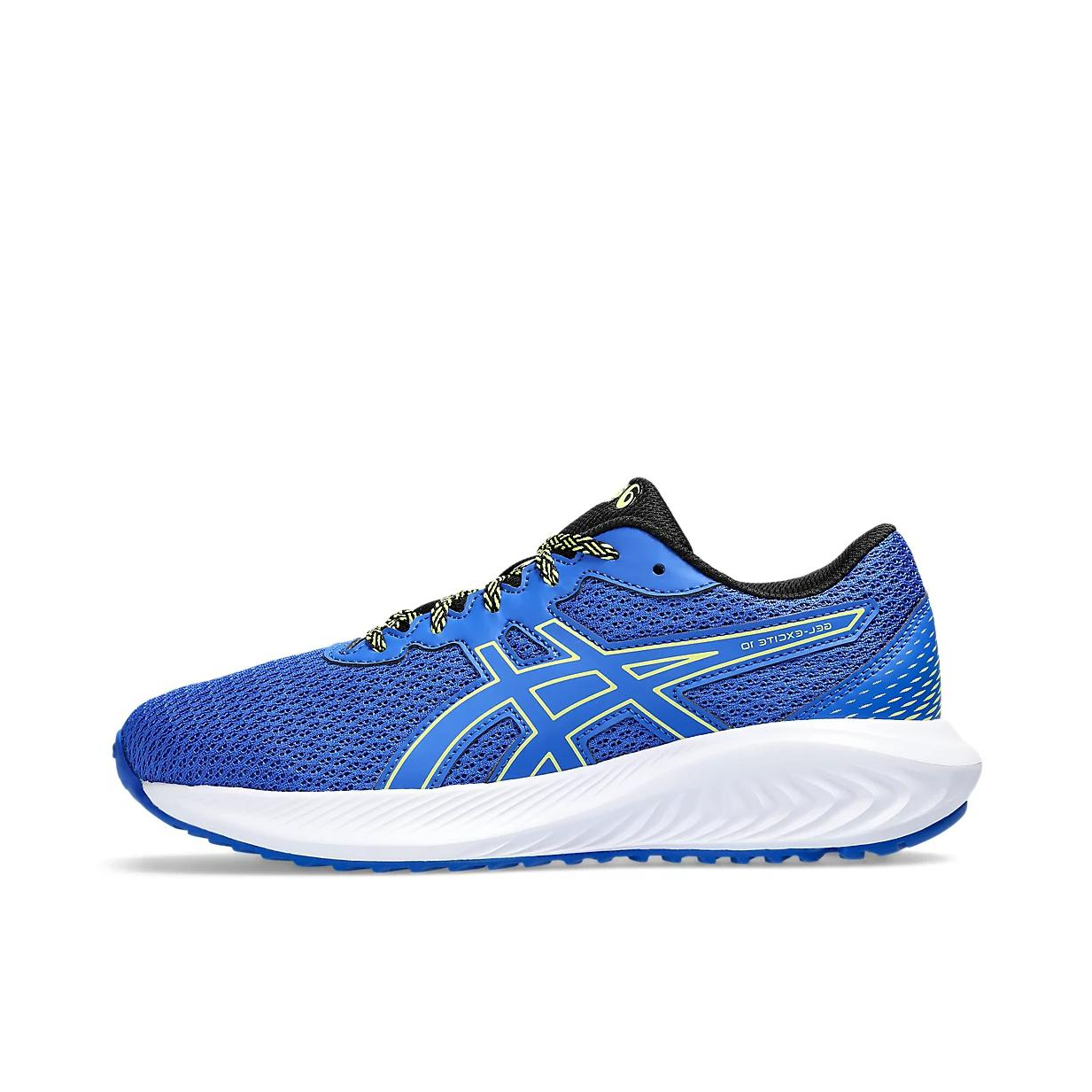 推荐商品：Asics/亚瑟士 Gel-Excite 10 跑鞋 减震轻量回弹防滑耐磨舒适软底稳定支撑网面透气织物短跑耐穿耐用 大童/蓝色