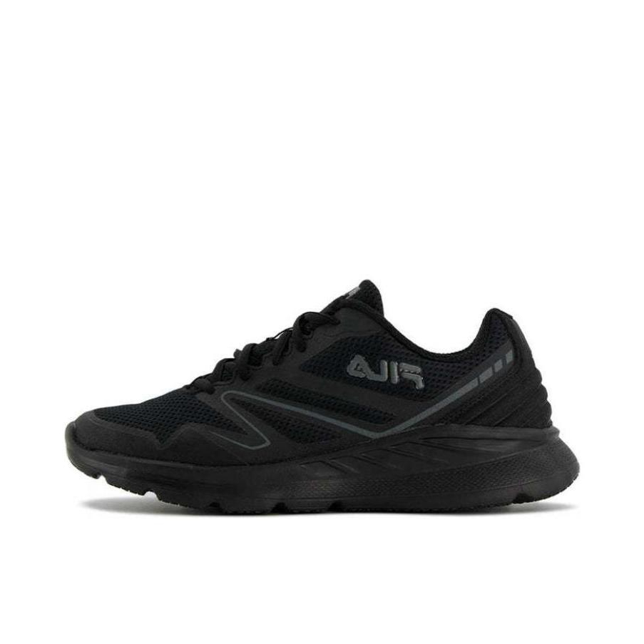 推荐商品：FILA/斐乐 Memory Panorama 8 透气 耐磨 低帮 平跟 系带 跑鞋 黑色