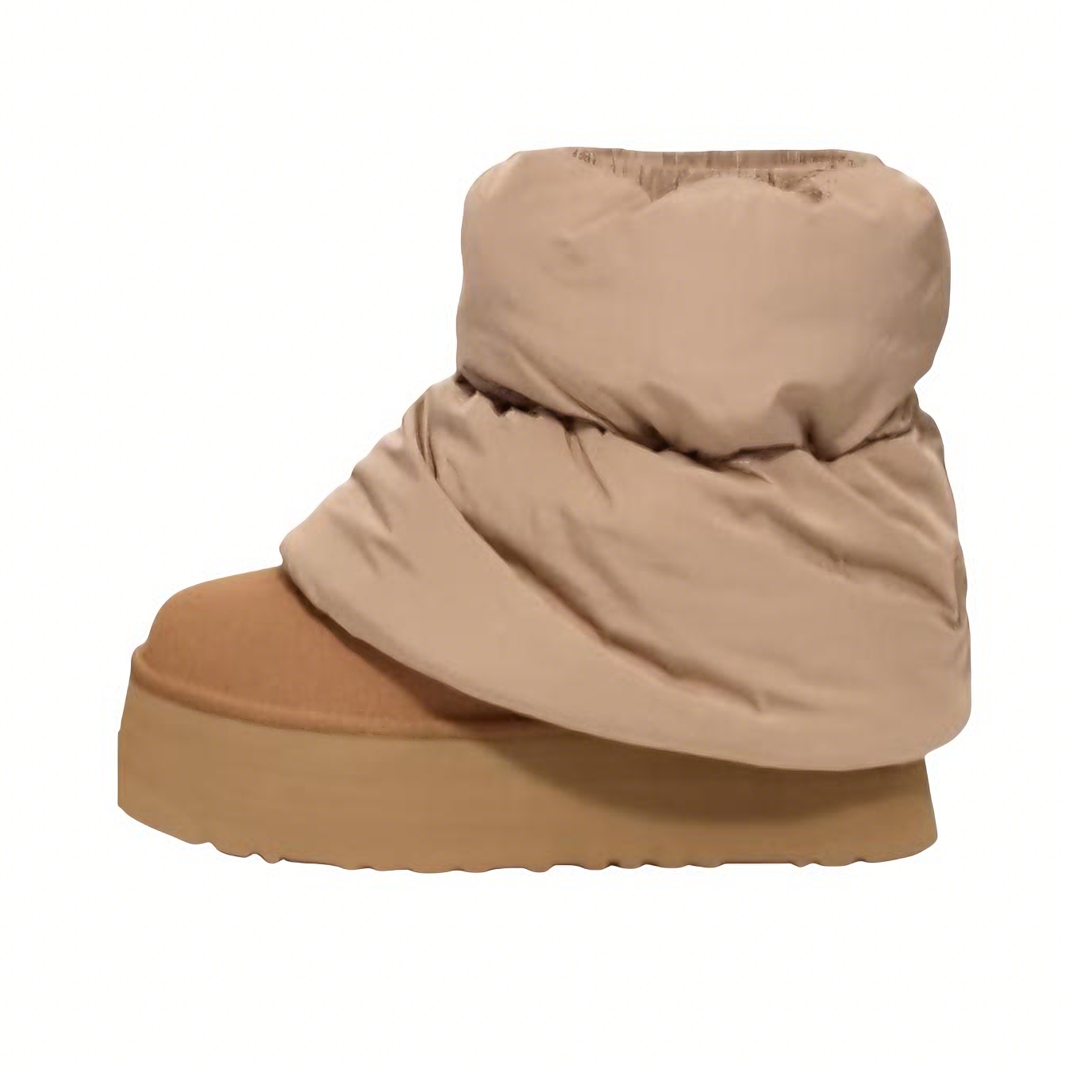 推荐商品：UGG  牛剖层革 保暖 防滑 短筒 简约百搭  雪地靴  1158275 陶器米灰色/栗色