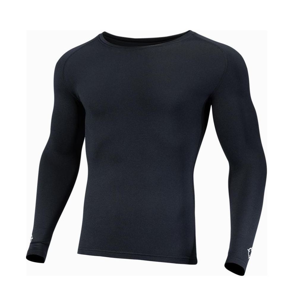 准者 健身高弹压缩加绒保暖弹性速干训练长袖紧身衣 男女同款 Z119410604